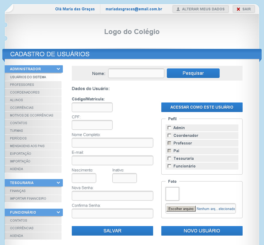 Proesc - Software de gestão escolar 